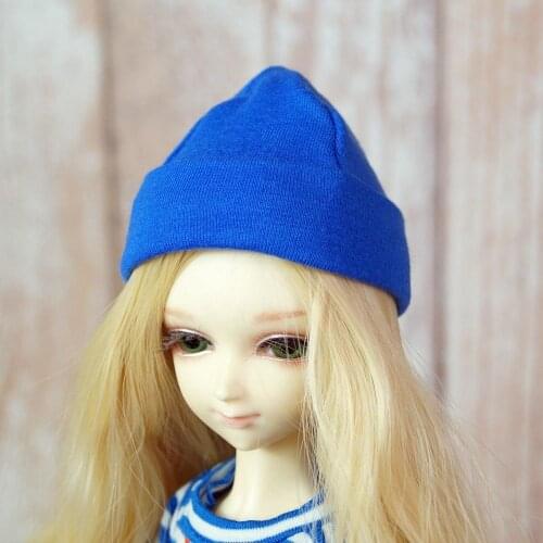Blue Cap Hat Beanie For 1/6 11" 1/4 17" 1/3 24" 60CM Tall BJD SD MSD YOSD DK DZ AOD DD Doll Free Shipping HEDUOEP