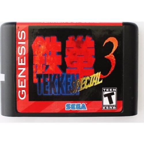 Tekken 3 Special 16 bit SEGA MD Game Card For Sega Mega Drive For Genesis