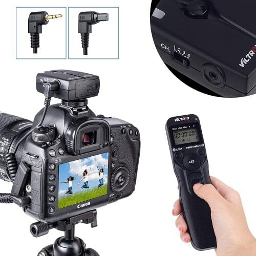 Viltrox JY-710-C1 camera Wireless Timer Remote Shutter Release for Canon 90D 77D 800D 750D 650D 1500D 1300D EOS R EOS RP M5 M6II