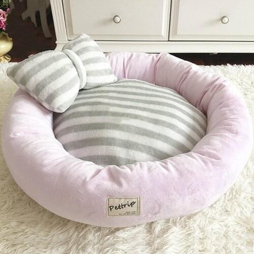 Winter Warm Pet Cat Dog Bed Warming Dog House Soft Puppy Bed for Animals Kennel Dogs Beds Cute Mat Cat Sofa Supplies