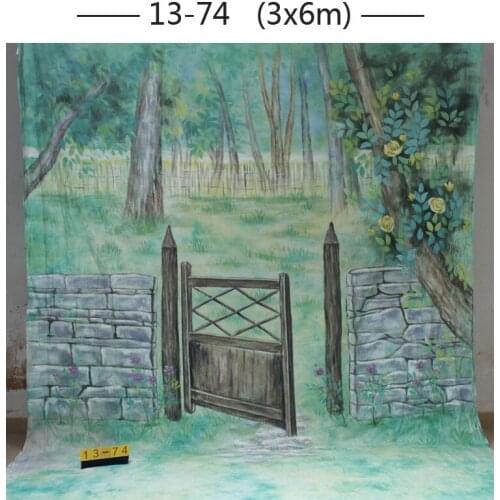 10*20ft Hand Painted Muslin scenic Backdrops for photography,photo studio background backdrop1374, wedding photography backdrops