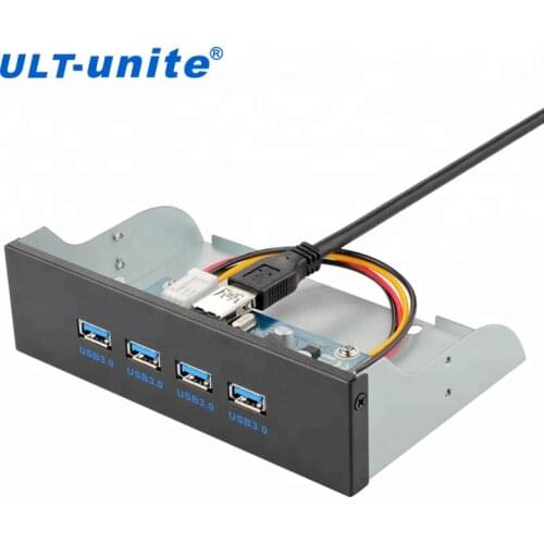 4 Port USB 3.0 Hub 5.25 inch Custom Computer Case Front Panel computer usb3.0 extension
