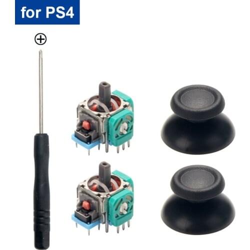 50pcs 3D Analog Joystick Sensor Module Potentiometer Thumb Stick for Sony PlayStation 4 PS4 Pro Controller Repair Parts