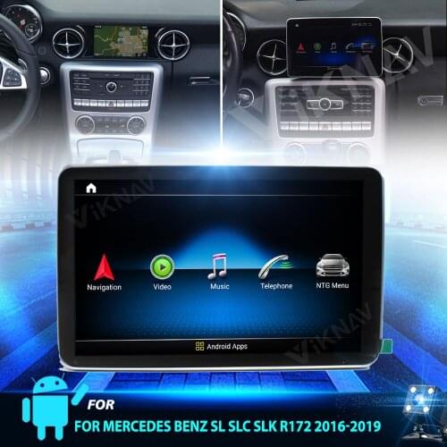 9inch Android 10 car radio DVD Multimedia Player For Mercedes Benz SL SLC SLK R172 2016-2019 GPS Navigation 2din