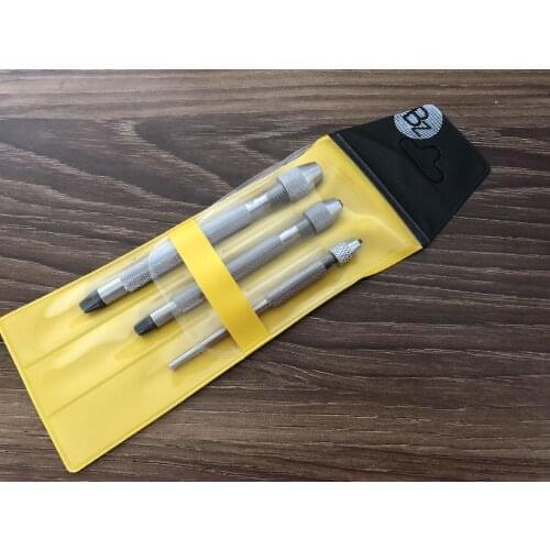 Free Shipping 1 Set 30026 Set of Three (3) Pin Vices Made in China for Watch Repair