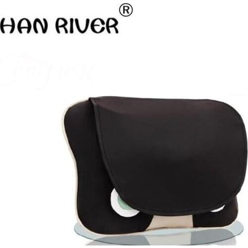 Cervical spine massager neck shoulder waist back multifunctional massage pillow home full body massage cushion for leaning on