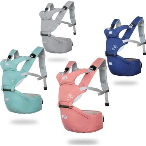Baby Sling Front Hug Waist Stool Holding Belt Carrier Porte Bebe Ergonomique Kangaroo Hip Seat Versatile for The Four Seasons