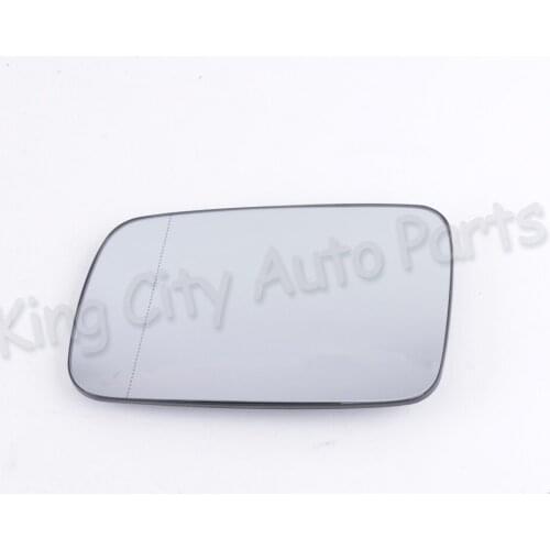 For BMW 7 Series E65 E66 730 740 745 750 760 li 2004-2008 With Heated Side Clear Rearview Mirror Glass white Lens