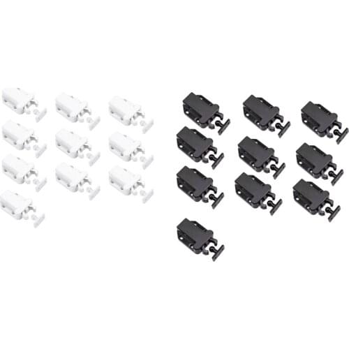 Hot XD-10Pcs Cute Beetle Shape Cabinets Door Rebounder Cupboard Contact Release Latches Push Open Catches Doors Latches