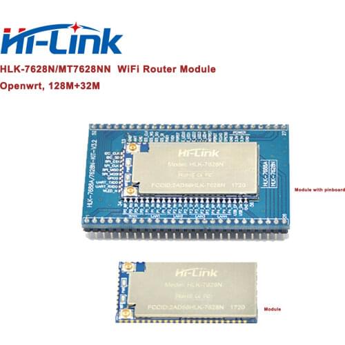 HLK-7628N Wireless Router WiFi Module with Pinboard 300Mbps MT7628NN Free Shipping