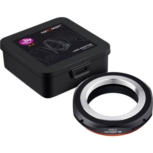 K&F Concept M39-E PRO Lens Mount Adapter M39 Lens to Sony NEX E Mount Camera Adapter ring for Sony A6300 A6400 body