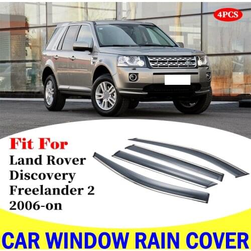 For Land Rover Freelander 2 window visor car rain shield deflectors awning trim cover exterior car-styling accessories 2006-2020