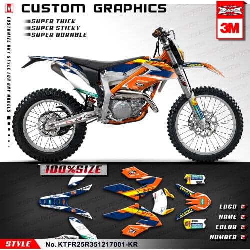 KUNGFU GRAPHICS Off-Road Stickers Self Adhesives Dirt Bike Décor for Freeride 250 350 2012 2013 2014 2015 2016 2017