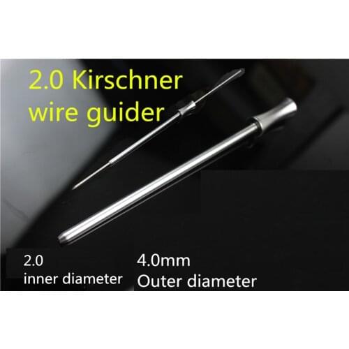 Medical orthopedic instrument 2.0mm Kirschner wire guide Bone traction needle guide drill Locking plate drill guide inner sleeve