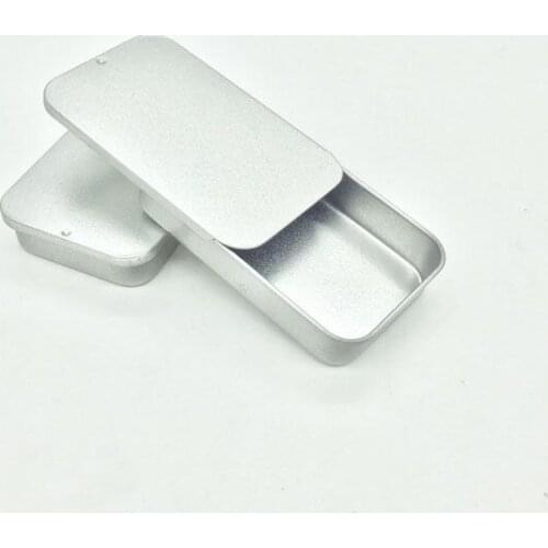 Mini Slide Metal Storage Box DIY Blank Tin Organizer Box Organizador Caixa Organizadora Casket Novelty Households F20173894