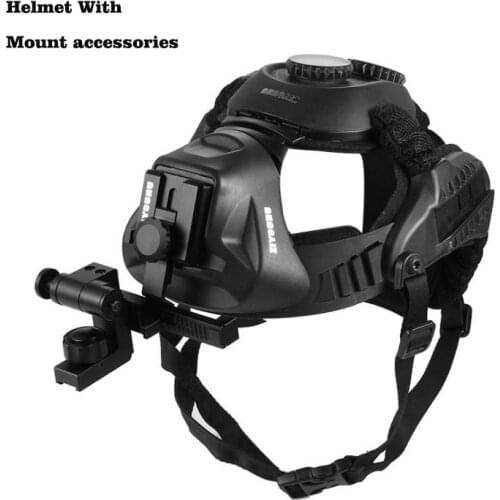 ZIYOUHU TD368C Multi-Functional Tactical Soft Helmets,Head-Mounted Helmet Night Vision Goggles Parts Hunting Patrol Accessories