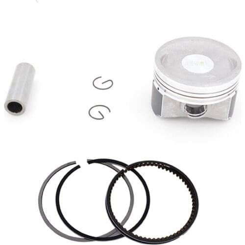 Motorcycle 57.5 mm Piston 15 mm Pin Ring Set Kit Assembly For Suzuki AN150 QS150T QS150T-A 150cc Egine Spare Parts