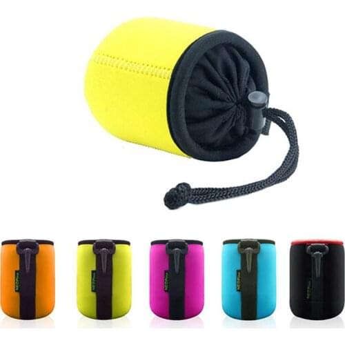 Neoprene camera Soft bag Lens Protect Case Cover Pouch For Sony ILCE-QX1L QX100 Camera Lens bag QX10 QX30 QX1L