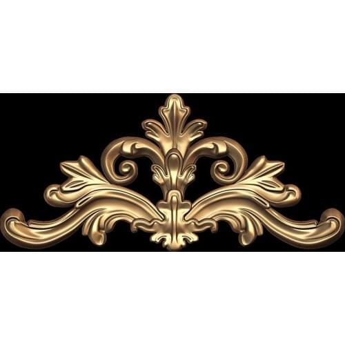 Carving flower 3d STL model Furniture Decor Decoration for CNC Router Engraver Machine Relief Artcam