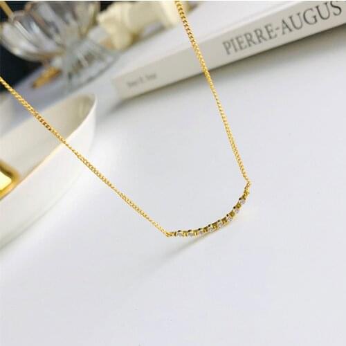 S.EAST SUN Original design jewelry S925 Sterling Silver Fashion Fairy Necklace inlaid with zircon clavicle chain pure handmade