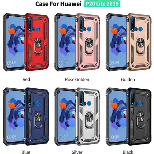 Sunjolly Case for Huawei P20 Lite 2019 Nova 5i Wallet Stand Flip PU Leather Phone Case Cover coque capa Case Cover