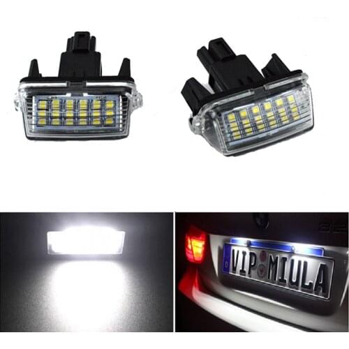 2pc/Set License Plate Light Car Number Lamp For Toyota Camry EZ VIOS 14-16 2012-16 Car SMD For COROLLA 14-16