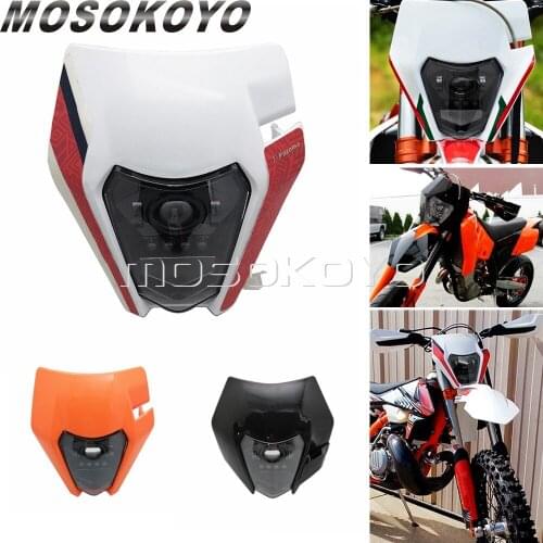 LED Headlight for EXC-F EXC SX XC XCF XC-W Six Days EXC-F 125 300 350 500 690 SMR Enduro Motocross Hi/Lo Beam Running Light