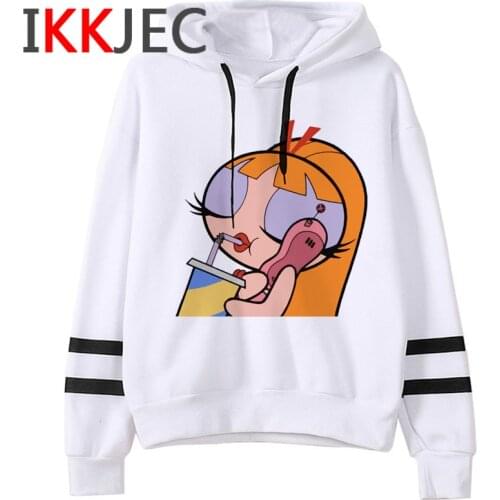 Hoodies Oversized Print Kawaii Sweatshirts Hooded Harajuku Winter Casual Vintage Korean Pullovers Women Anime Sweetshirts Female
