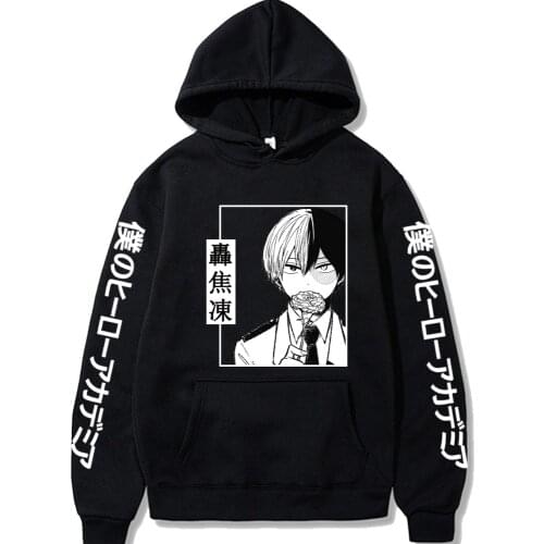 Womens Mens Hoodies Todoroki Shoto Tops Sweatshirt Hoodie Women Men Fashion Clothing