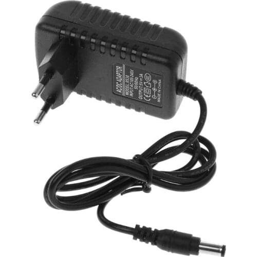 Power Supply Charger External DC AC Adapter Transformer 5V 3A 5.5x2.5mm US EU Plug USB Hub Led Strips CCTV IP Camera E56B