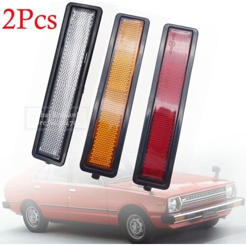 2pcs Car Rear Left Right Side Turn Signal Marker Light Lamp Lens For BMW E30 E32 E34 318i 318is 325es 325i 63 14 1 377 849