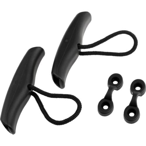 2Pcs Kayak Canoe Boat Toggle Carry Handles Replacement Accessories with Deck Loops Pad Eyes Tie Down
