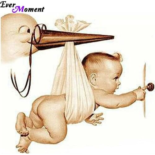 3D Diamond Embroidery DIY Diamond Painting Cross Stitch Animals Bird Peacock Home Decor Sewing Angel Baby ASF250