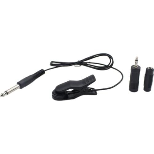 6.5mm Sound Pickup for Guitar Bass Cello Ukulele Violin with 3.5mm Male to 6.5mm Female Jack 3.5mm Female to 3.5mm Female