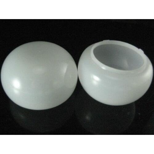 PRAU-62 PC Lampshade , Led Lampshade , PC Milk surface Covering, Size: 62X41mm, Thickness: 2mm, Milk white Color