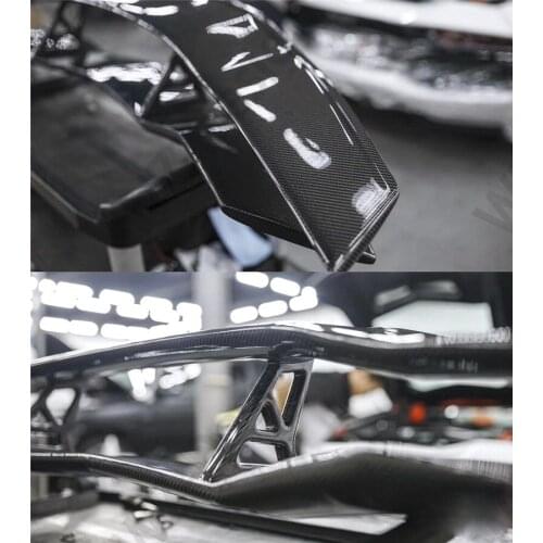 Car Accessories Carbon Fiber MS Style Rear GT Wing Fit For 2011-2017 Aventador Trunk Spoiler Wing