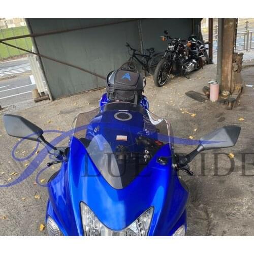 Rear View Side Mirrors Accessories For Suzuki Hayabusa GSXR 600 750 1000 1300 1999-2019 2018 2014 Hole Distance 46.8mm 2x Black