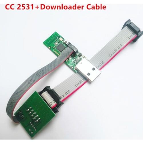 CC2531 Zigbee Sniffer Wireless Board Bluetooth BLE 4.0 Dongle Capture Module USB Programmer Downloader Cable Connector