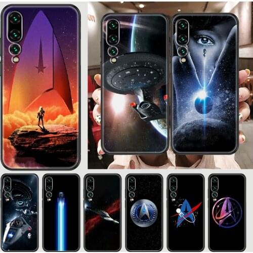 Star Treks spaceship Phone case For Huawei P Mate P10 P20 P30 P40 10 20 Smart Z Pro Lite 2019 black luxury prime fashion Etui