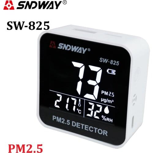Digital Air Quality Monitor Laser PM2.5 Detector tester Gas monitor/Gas analyzer/Temperature humidity meter Diagnostic tool