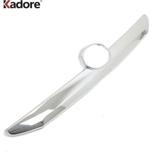 For Toyota Yaris XP150 Hatchback 2014 2015 Chrome Rear Trunk Lid Cover Trim Tail Gate Decoration Strip Car Styling Accessories