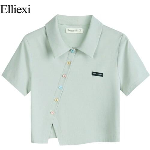 Женские футболки-поло ELLIEXI China At AliExpress