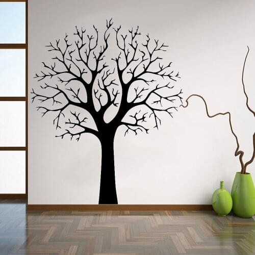 Big Tree Wall Sticker Home Decor Living Room Vinyl Self-adhesive Entry Way Door Murals Retro Classroom Dormitory Wall Decal Y376