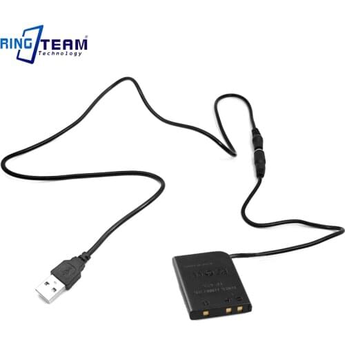 EN-EL5 EP-62A EH-62A Dummy Battery Coupler with USB Cable for Nikon Cameras Coolpix P6000 P80 P90 P100 P500 P510 P520 P530 S10