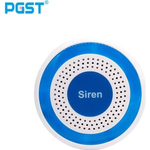 Home Security Sound Alarm System 433mhz Wireless Sound and Light Siren 100dB Standalone Strobe Siren