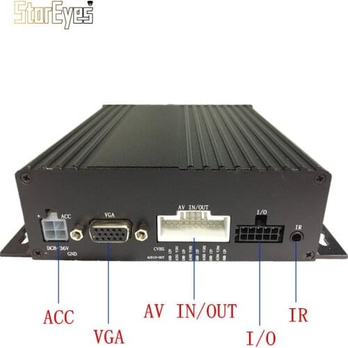 H.264 AHD 1080P 4 channel Truck Bus Taxi Mobile DVR