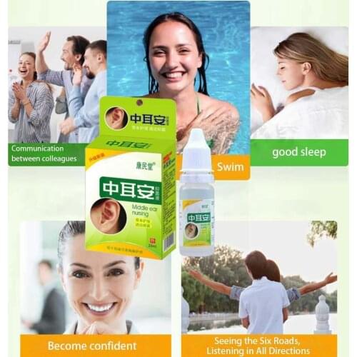 Ear Acute Otitis Drops Chinese Herbal Medicine For Ear Caring Sore Health Tinnitus Deafne C5S9