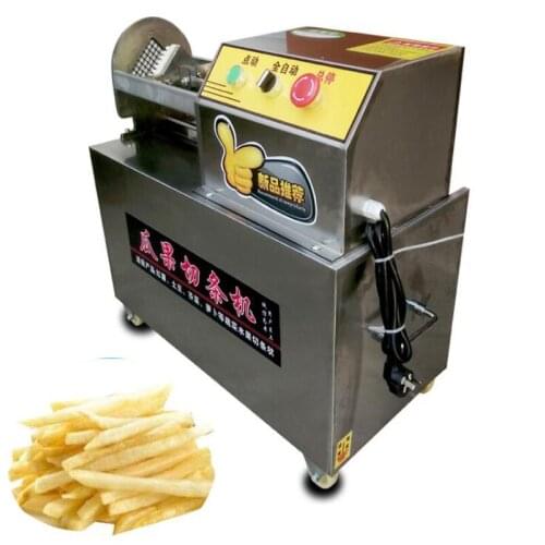 Commercial Electric Vegetable Cutter / Potato Chip Cutter / Eggplant Crusher / Radish Cut into Strips 220v Low price