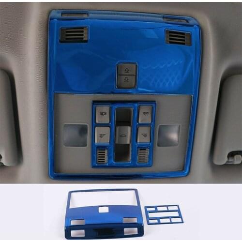 Lsrtw2017 for Skoda Karoq Car Roof Reading Light Frame Trims Interior Accessories Chrome 2016 2017 2018 2019 2020 Auto