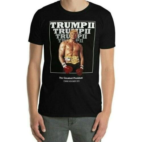 Boxing Champion Trump 2020 MAGA Mens T-Shirt Summer Cotton Short Sleeve O-Neck Mens T Shirt New S-3XL